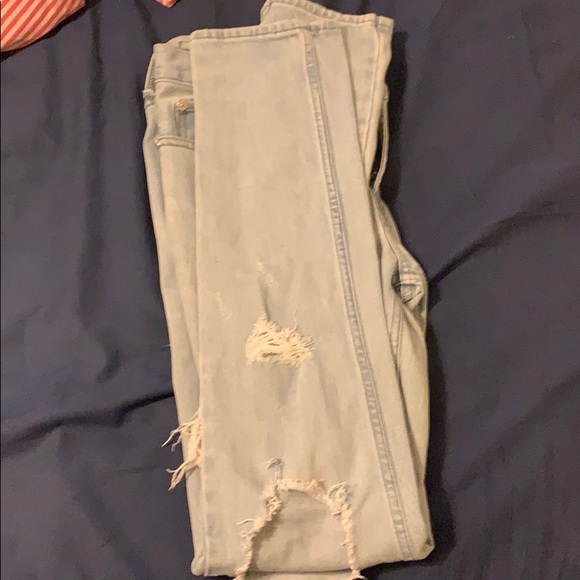 Pacsun Light Ripped Skinny Jeans Men's 32x32 - Picture 2 of 2